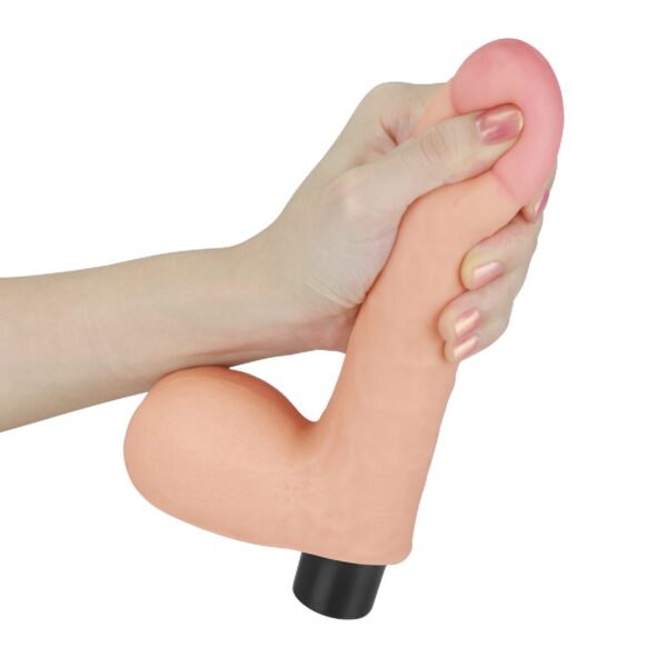 8"" REAL SOFTEE Vibrating Dildo - Image 3