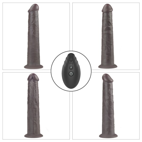10'' Dual Layered Platinum Silicone Rotator