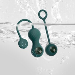Crystal Duo Smart Kegel Vibrator with Weight Set