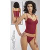 KOKKINO TOP ΜΕ STRING BY COTTELLI COLLECTION L