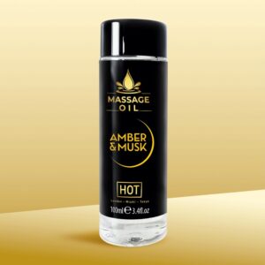 ΛΑΔΙ ΓΙΑ ΜΑΣΑΖ AMBER & MUSK 100ml