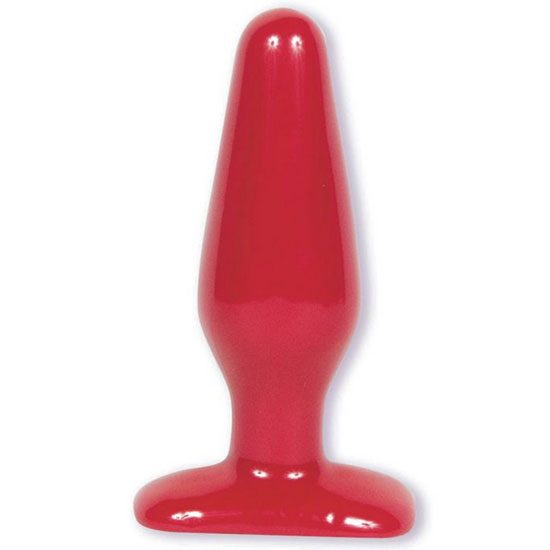 ΣΦΉΝΑ JELLY ΚΌΚΚΙΝΗ RED JELLY MEDIUM BUTT PLUG 14cm