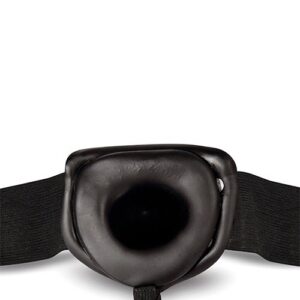 DR. SKIN 6INCH HOLLOW STRAP ON BLACK