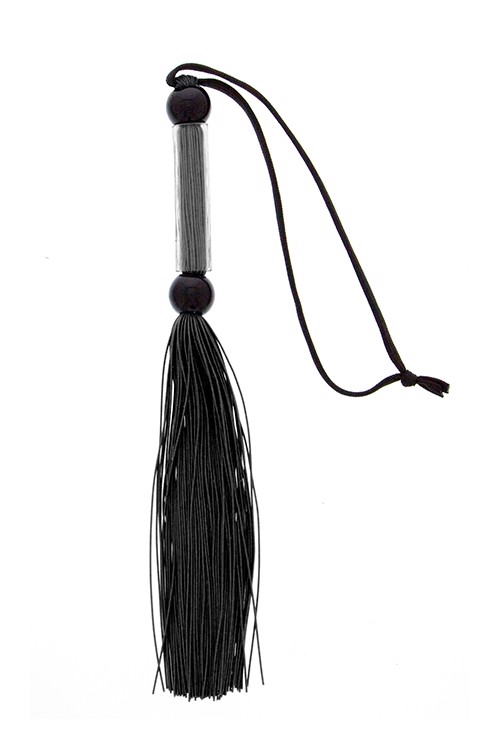 Μαστίγιο σιλικόνης (τύπου flogger) – Μαύρο