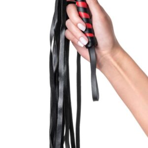 Anonymo flogger PU leather black 45 cm