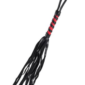 Anonymo flogger PU leather black 45 cm
