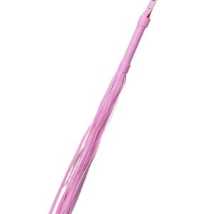 Anonymo flogger, PU leather, pink, 64 cm