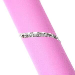 Anonymo flogger, PU leather, pink, 64 cm