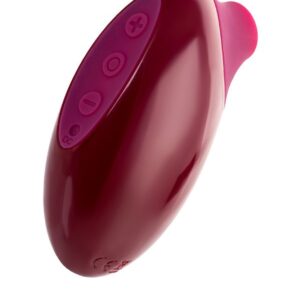 Myrty Clitoral Vacuum Stimulator, burgundy, 9.8 cm