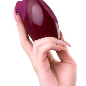 Myrty Clitoral Vacuum Stimulator, burgundy, 9.8 cm