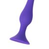 Anal Plug, Silicone, Purple, 10.2 cm
