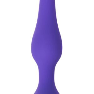 Anal Plug, Silicone, Purple, 10.2 cm
