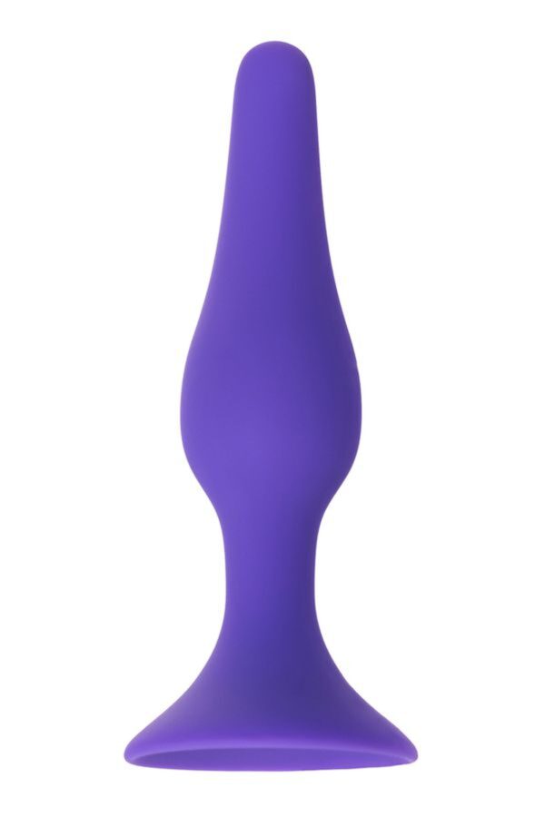Anal Plug, Silicone, Purple, 10.2 cm
