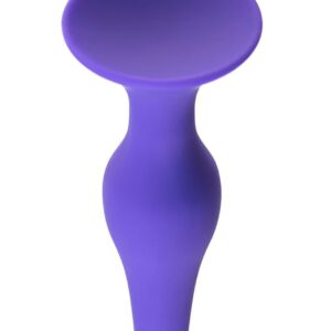 Anal Plug, Silicone, Purple, 10.2 cm