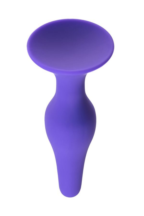 Anal Plug, Silicone, Purple, 10.2 cm