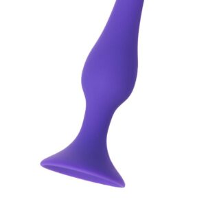 Anal Plug, Silicone, Purple, 10.2 cm