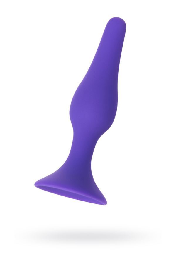 Anal Plug, Silicone, Purple, 10.2 cm
