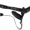 Double Strap On Black Silicone