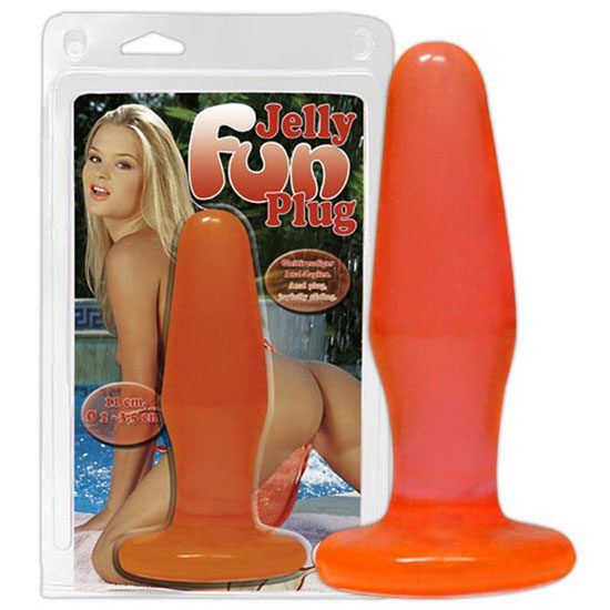 ΣΦΉΝΑ JELLY ΠΟΡΤΟΚΑΛΊ FUN PLUG ORANGE JELLY MEDIUM