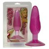 ΡΟΖ JELLY ΣΦΗΝΑ ΜΕ ΡΑΒΔΩΣΕΙΣ ANAL GO MEDIUM BUTT PLUG 15cm