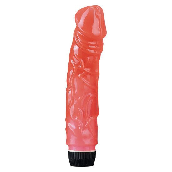 ΚΟΚΚΙΝΟΣ JELLY ΔΟΝΗΤΗΣ BIG BOSS REALISTIC VIBRATOR 22,5cm