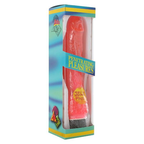 ΚΟΚΚΙΝΟΣ ΜΑΛΑΚΟΣ ΔΟΝΗΤΗΣ RED JELLY VIBRATOR 22.50cm