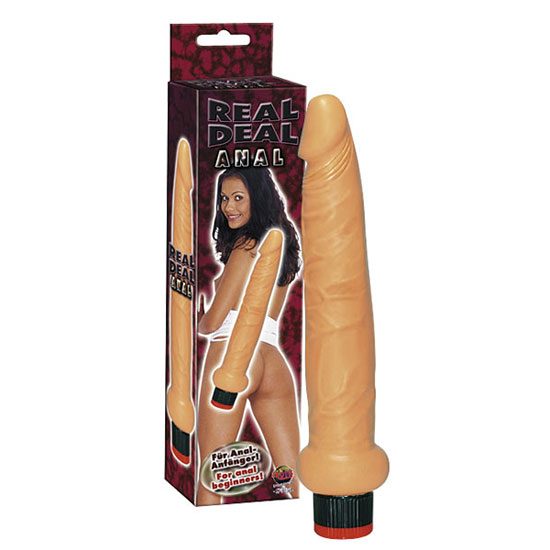 ΔΟΝΗΤΉΣ ΣΦΉΝΑ ΛΑΤΈΞ SLIM ANAL LATEX VIBRATOR 19.5cm