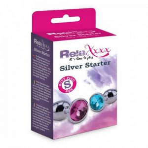 ΜΕΤΑΛΛΙΚΉ ΣΦΉΝΑ ΜΠΛΕ STRASS SMALL METAL BUTTPLUG