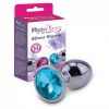 ΣΦΉΝΑ ΜΕΤΑΛΛΙΚΉ ΜΠΛΕ STRASS MEDIUM METAL BUTTPLUG