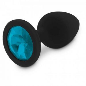 RELAXXXX SILICONE MEDIUM BUTTPLUG ΜΑΎΡΗ ΜΕΣΑΊΑ ΣΦΉΝΑ