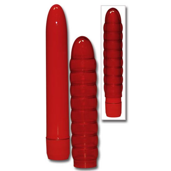 ΚΟΚΚΙΝΟΣ ΔΟΝΗΤΗΣ ΜΕ JELLY ΚΑΛΛΥΜΑ SLIM VIBRATOR 19cm