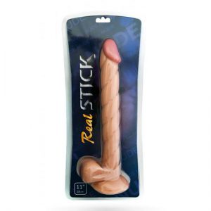 ΦΥΣΙΚΌ ΟΜΟΊΩΜΑ ΠΈΟΥΣ ΜΕ ΒΕΝΤΟΎΖΑ REALSTICK NUDE 28cm