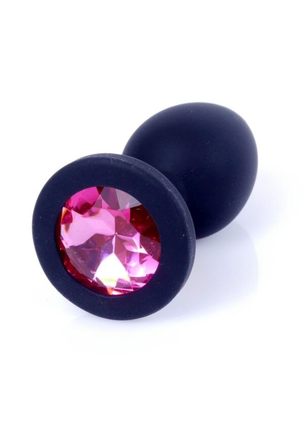 Jewellery Black Silicone PLUG Small