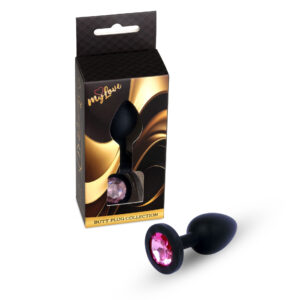 Jewellery Black Silicone PLUG Small