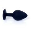 Jewellery Black Silicone PLUG Medium