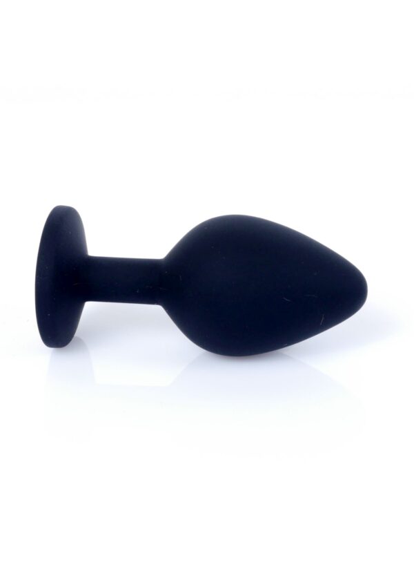 Jewellery Black Silicone PLUG Medium