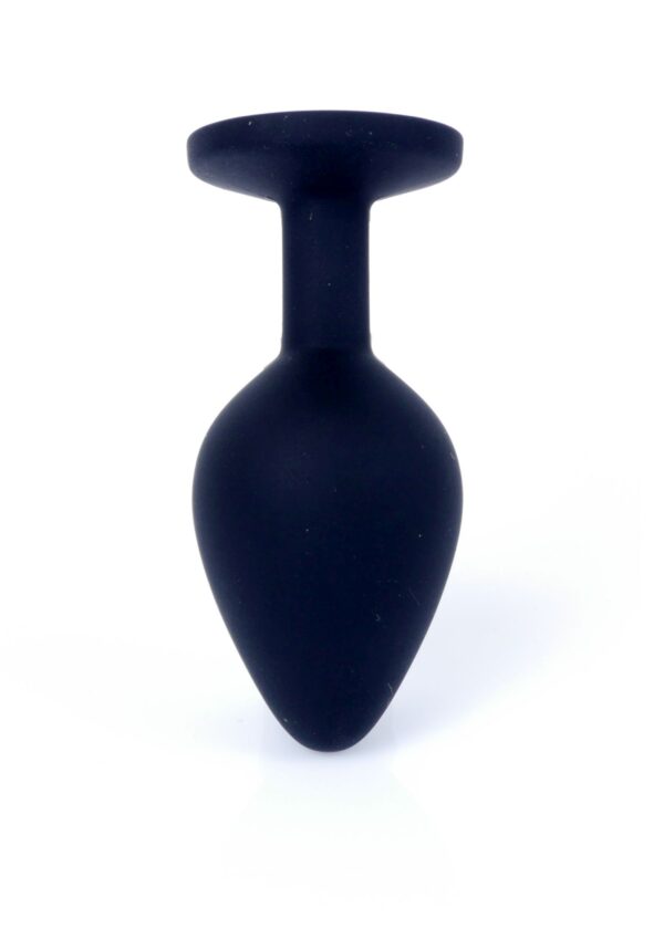 Jewellery Black Silicone PLUG Medium