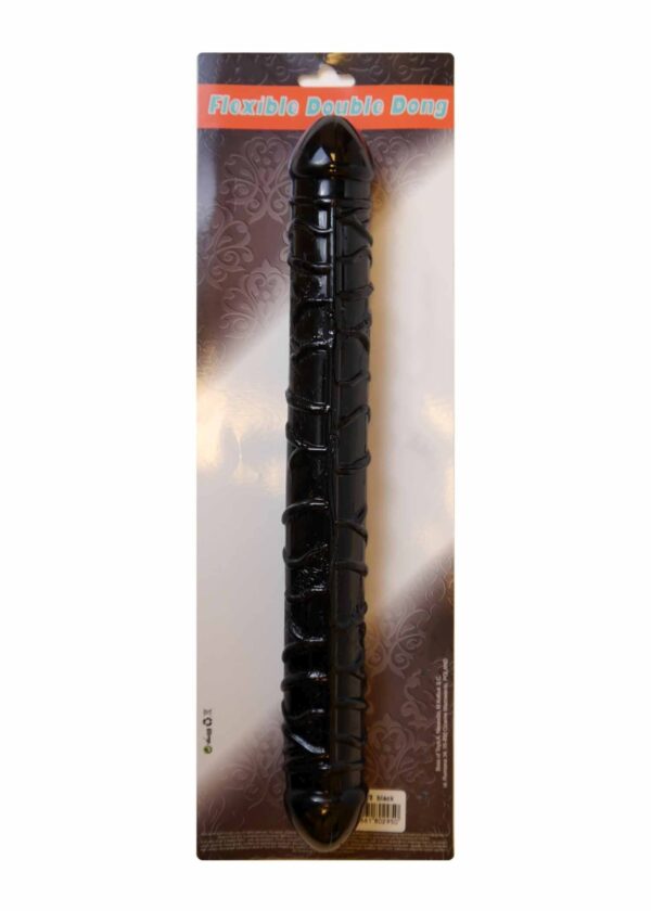 Εύκαμπτο Διπλό Ομοίωμα Μαύρο 33.5cm