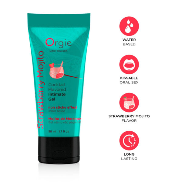 Lube Tube Cocktail Strawberry Mojito - 50ml