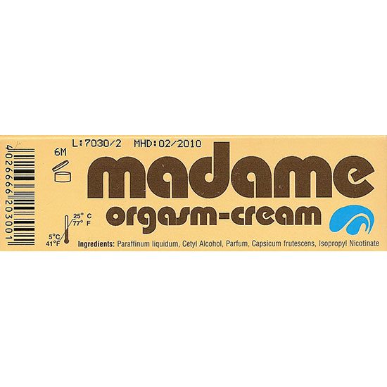 ΔΙΕΓΕΡΤΙΚΗ ΚΡΕΜΑ ΓΙΑ ΓΥΝΑΙΚΑ MADAME ORGASM CREME 18ml