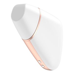 Love Triangle Air Pulse Stimulator + Vibration White