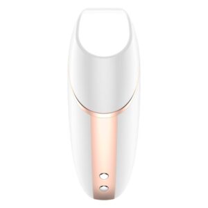 Love Triangle Air Pulse Stimulator + Vibration White