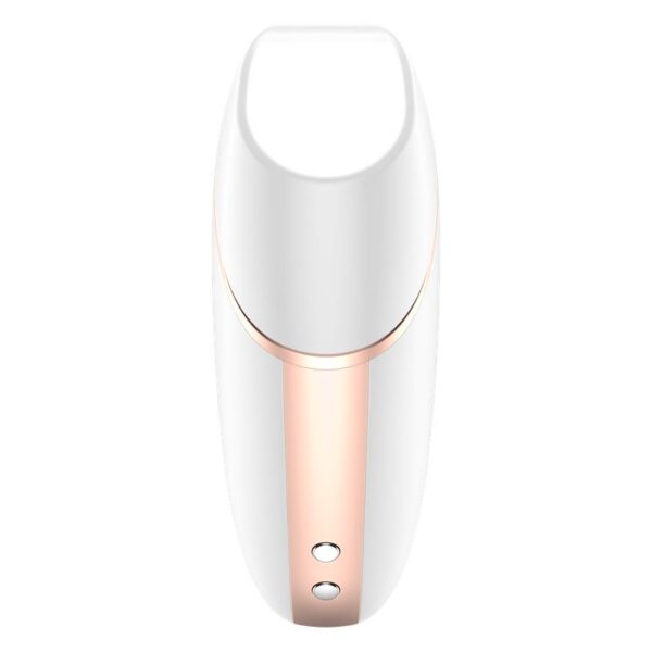 Love Triangle Air Pulse Stimulator + Vibration White