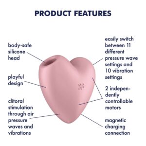 SATISFYER CUTIE HEART RED
