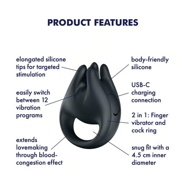 Δαχτυλίδι Πέους Satisfyer Perfect Pair 1