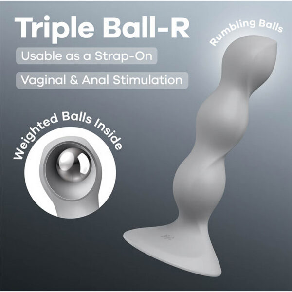 Δονητής Για Πρωκτική Ή Κολπική Διέγερση Satisfyer Triple Ball-R