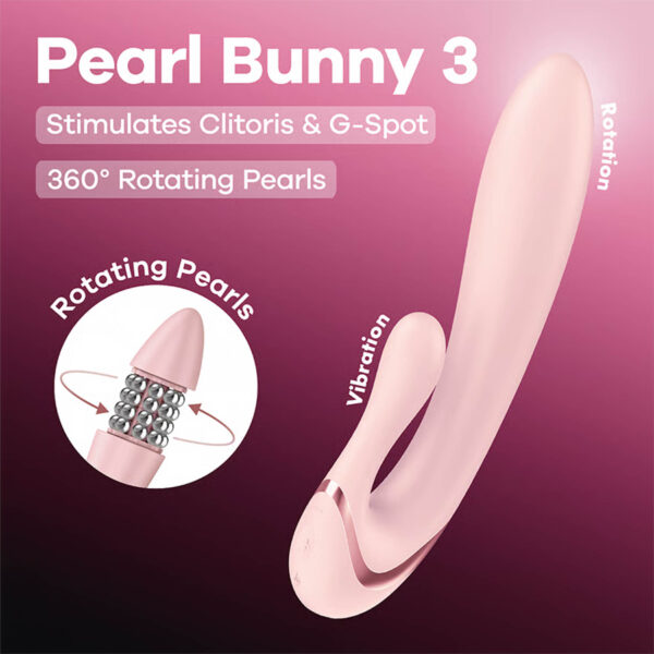 Pearl Bunny 3 - rose