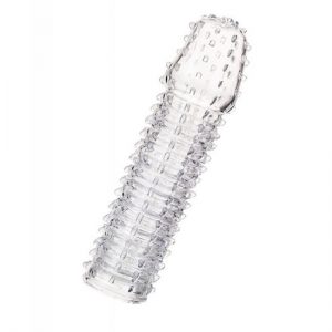 JELLY ΠΡΟΈΚΤΑΣΗ ΠΈΟΥΣ A-TOYS PENIS BEADS SLEEVE 15 εκ
