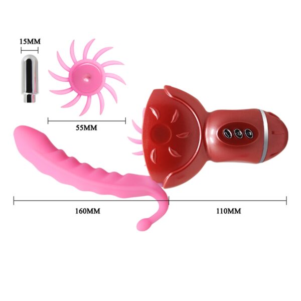 ROLLING FUN II, 12 vibration functions 6 rotation functions Bendable