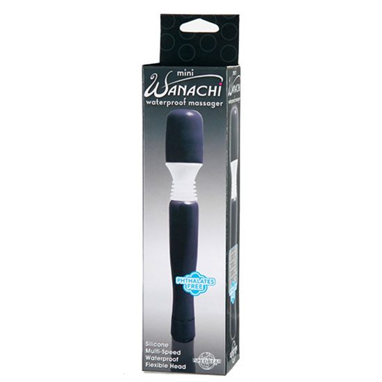 WANACHI MINI ΜΑΥΡΟ ΔΟΝΗΤΑΚΙ MASSAGER 20cm